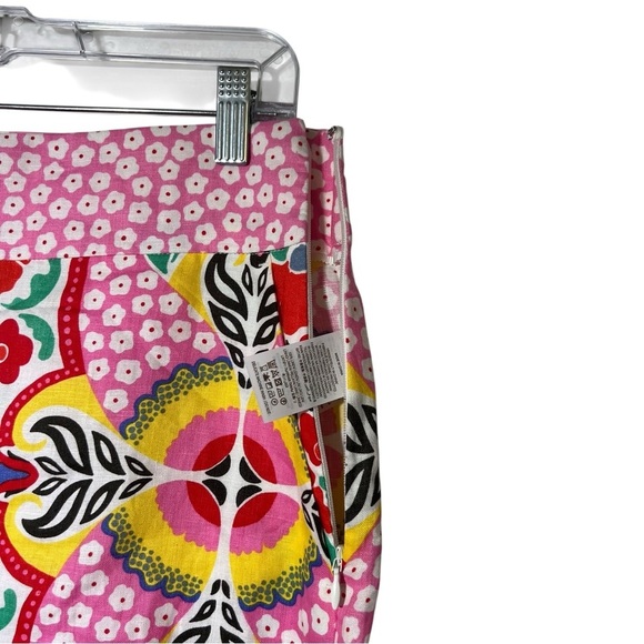 Boden Georgina 100% Linen Floral Shorts NWT Size US 10 - Picture 8 of 11